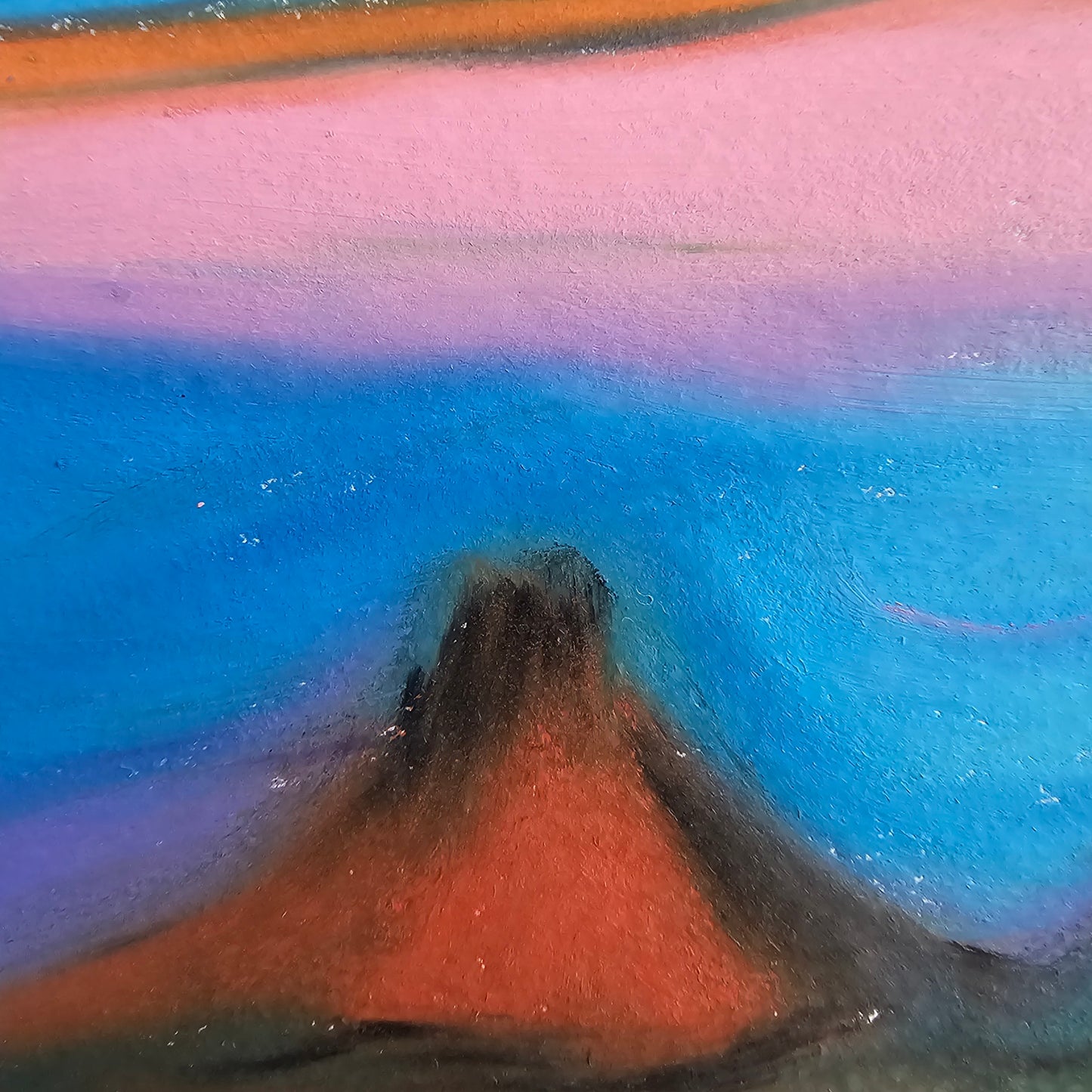 Colors of Colorado – Original Oil Pastel Abstract Expressionism Spiritual Energy Art