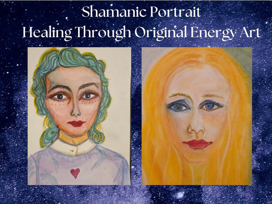 Shamanic Portrait With Customized Healing Intention/Holding A Vision For Empowered Self