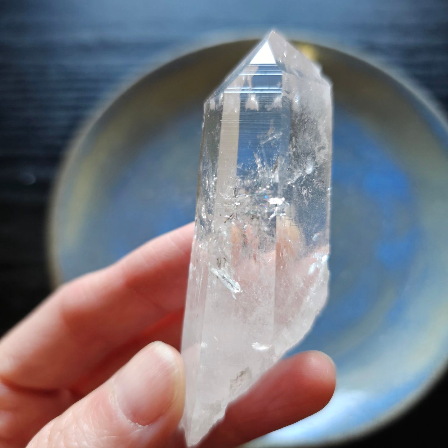 Colombian Lemurian Seed Quartz - Rainbow Crystal (46.3g)