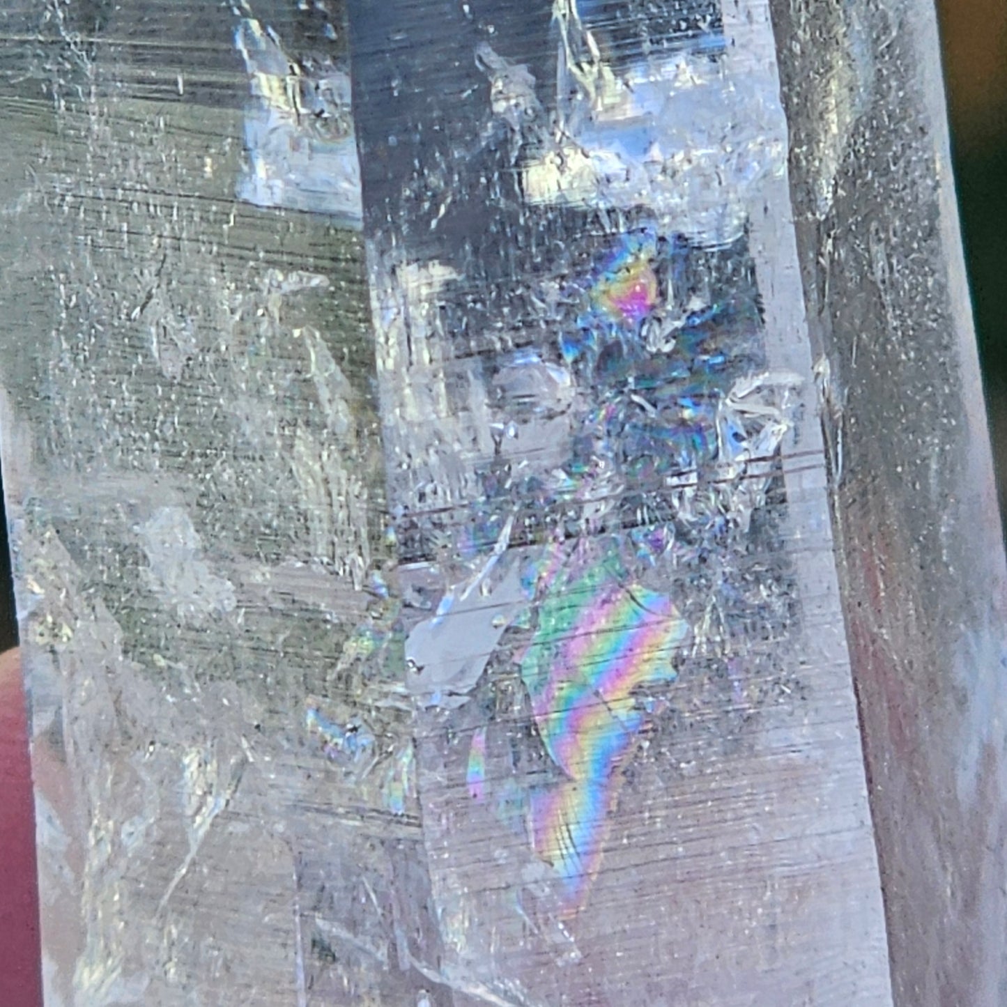 Colombian Lemurian Seed Quartz - Rainbow Crystal (46.3g)