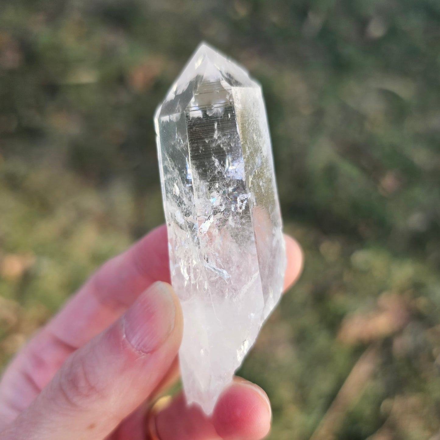 Colombian Lemurian Seed Quartz - Rainbow Crystal (46.3g)