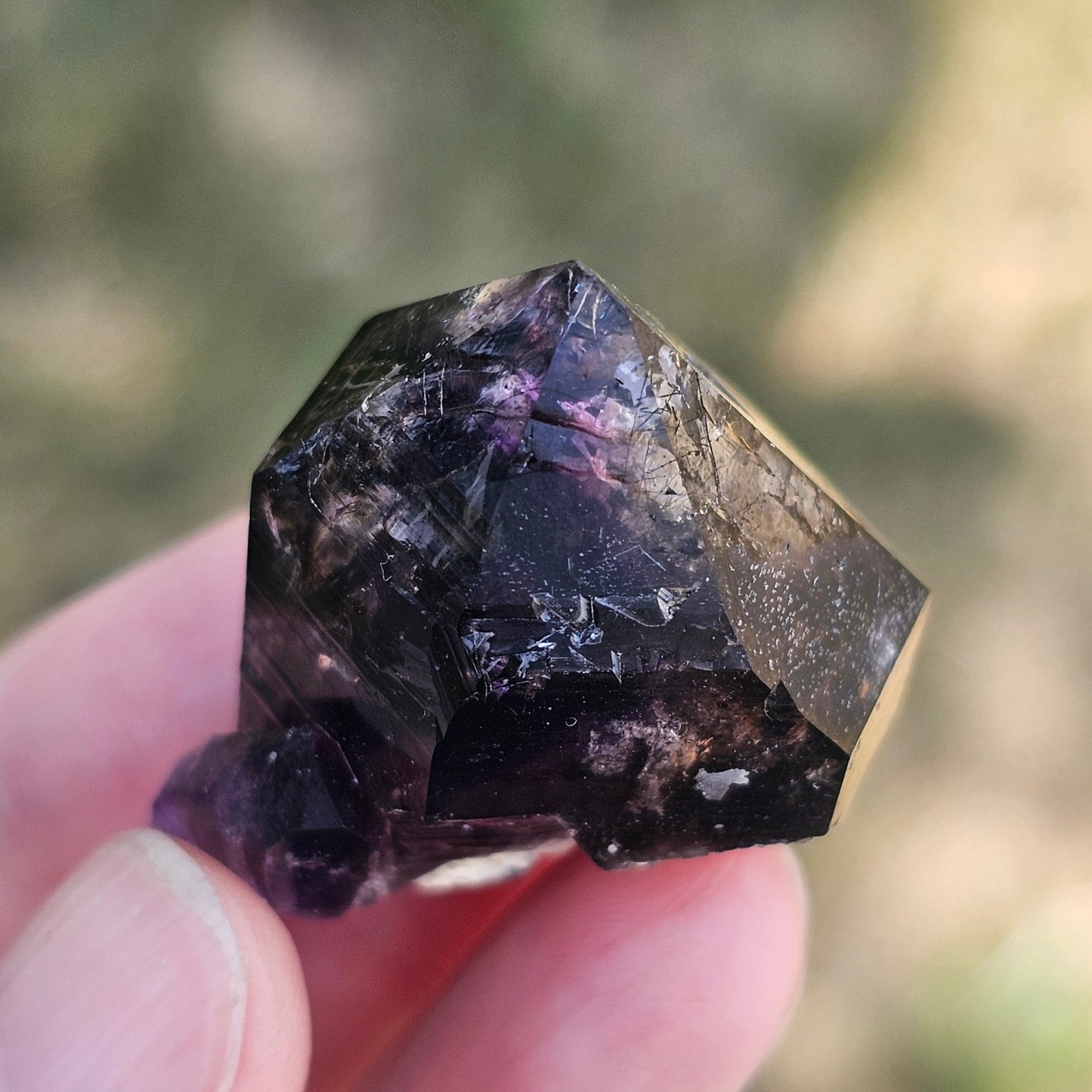 Brandberg Phantom Amethyst Namibia (18g) — Violet Flame Crystal