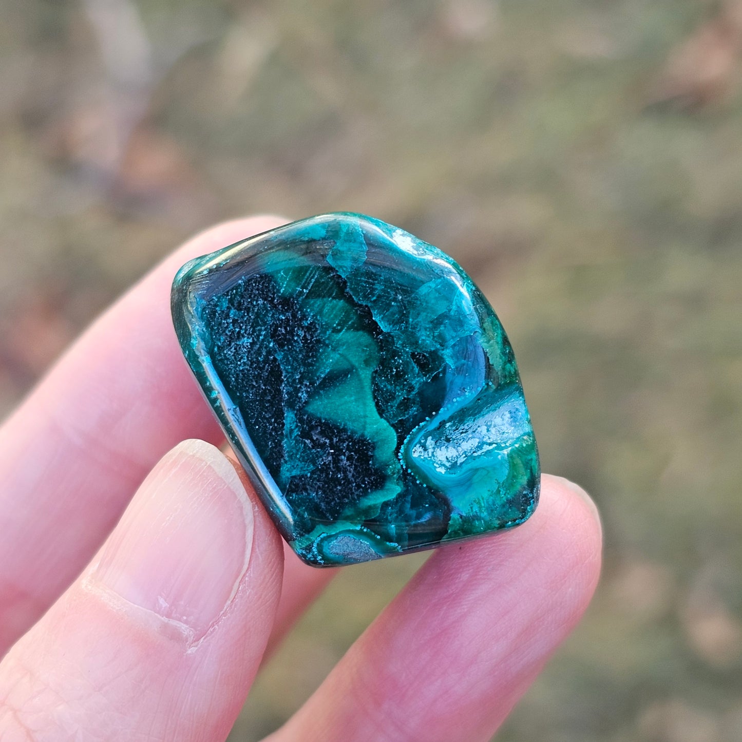 Congo Dioptase & Shattuckite Freeform (26.7g) | Crystals for Anxiety Relief