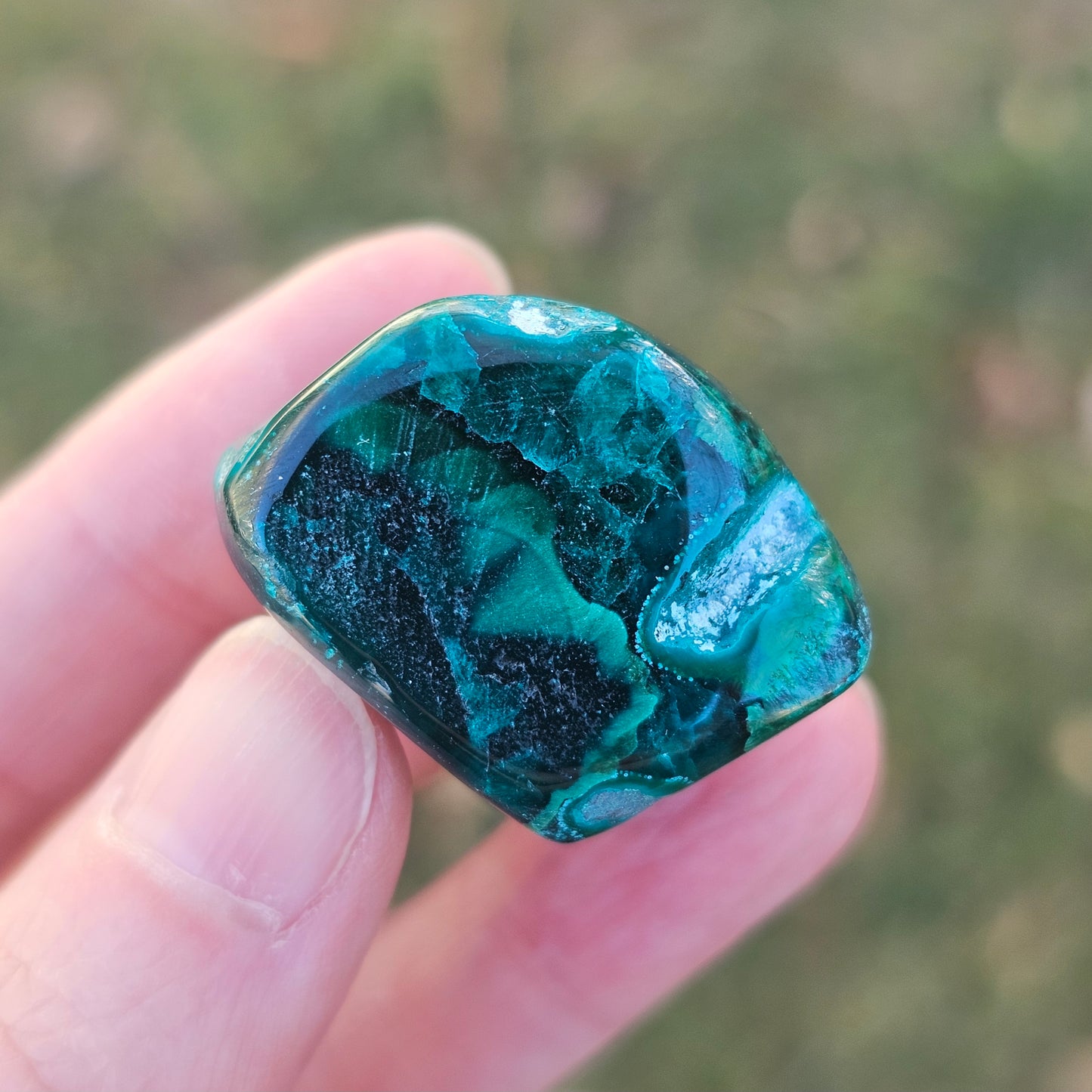 Congo Dioptase & Shattuckite Freeform (26.7g) | Crystals for Anxiety Relief