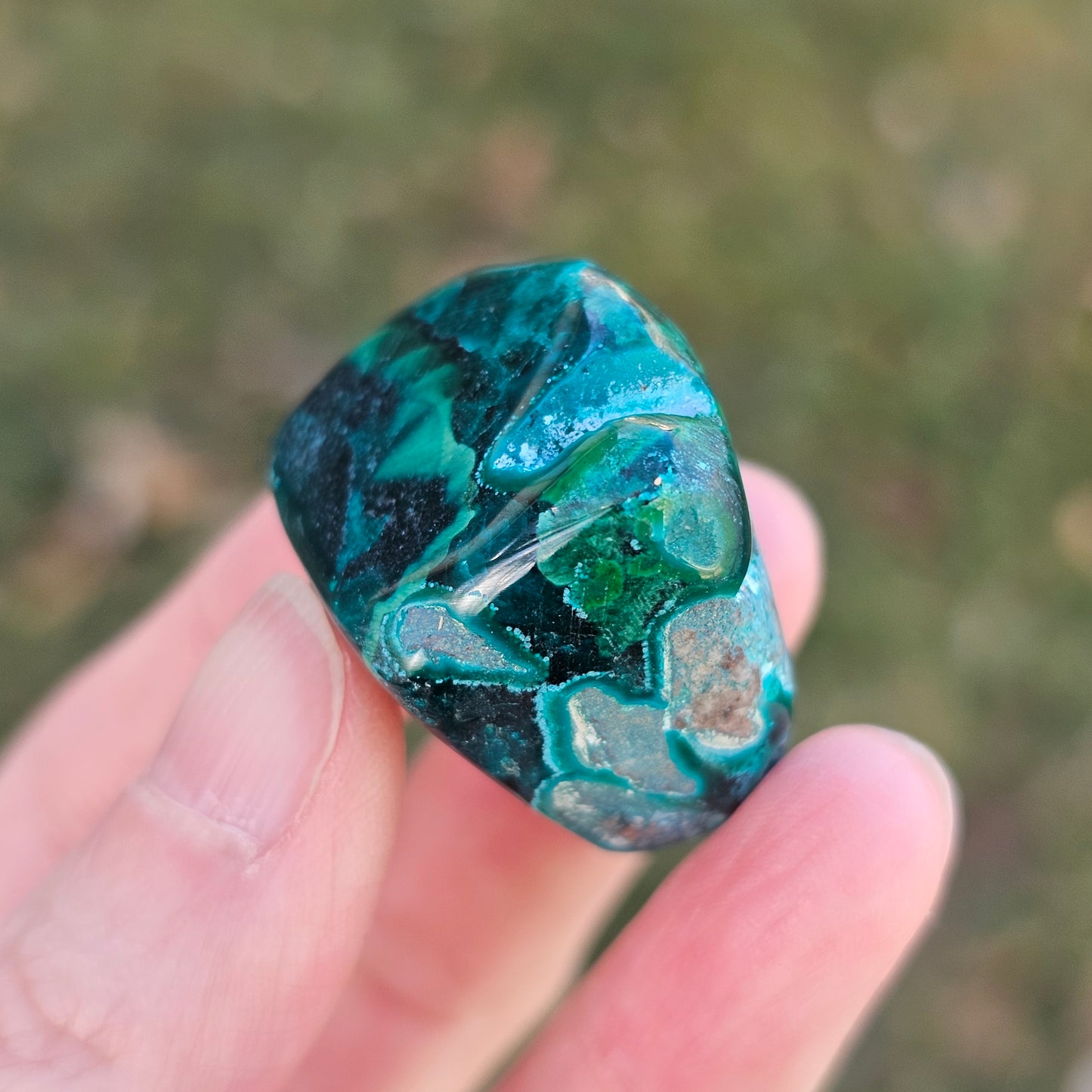 Congo Dioptase & Shattuckite Freeform (26.7g) | Crystals for Anxiety Relief