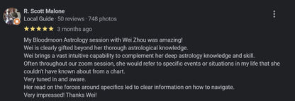 30 Min Channeled Astrology Natal Chart Reading